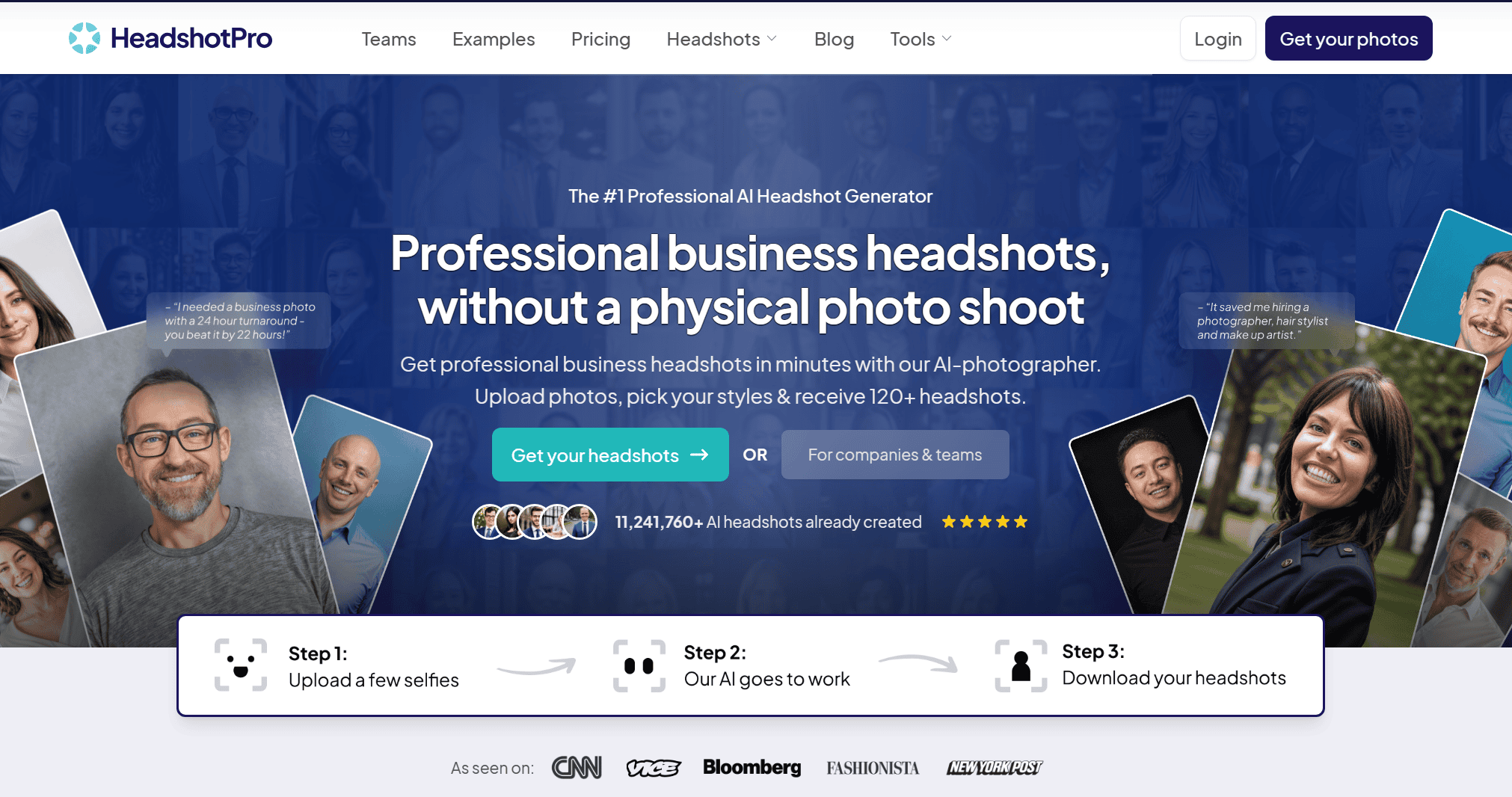 Headshotproのスクリーンショット