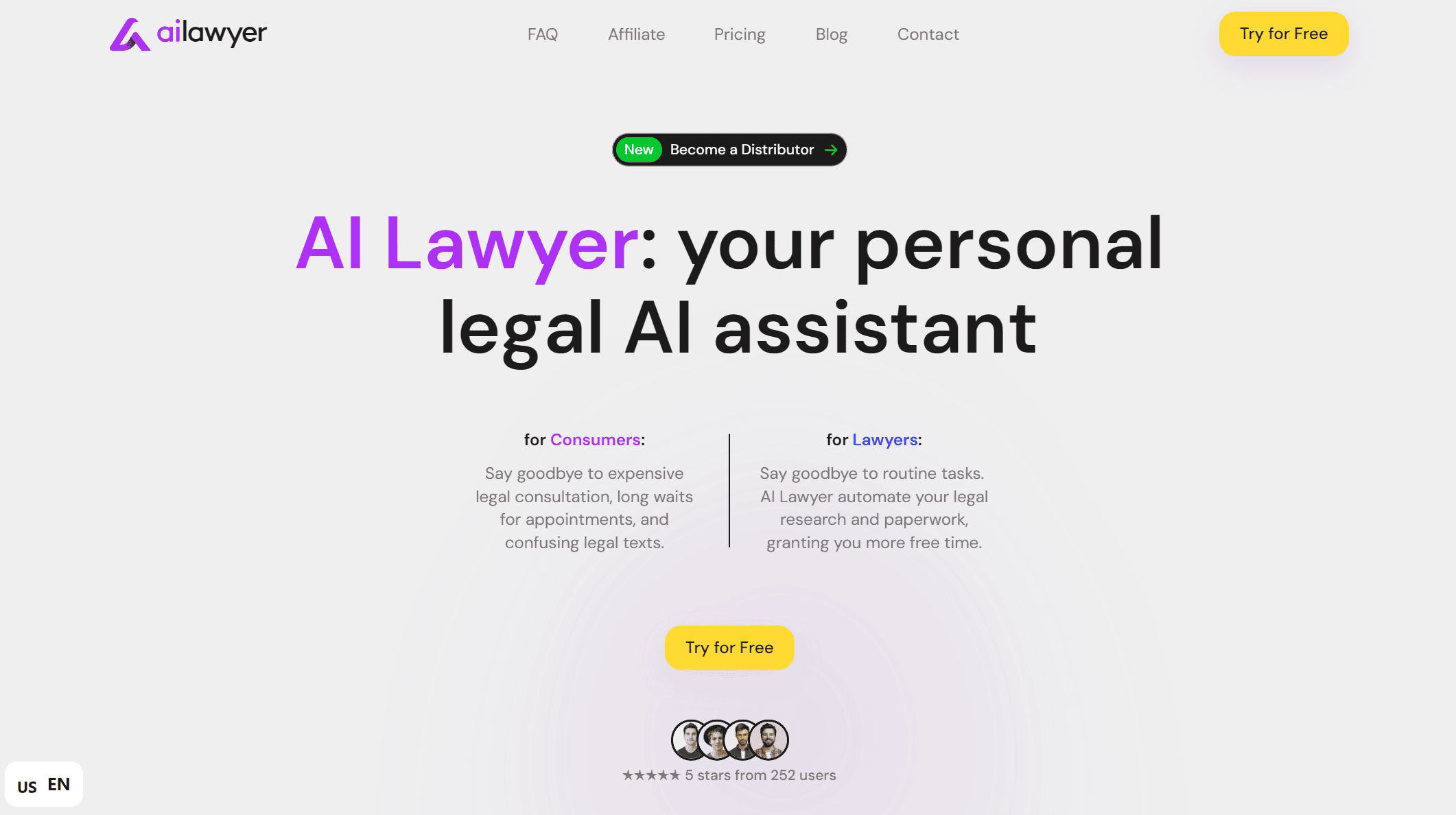 AI Lawyerのスクリーンショット