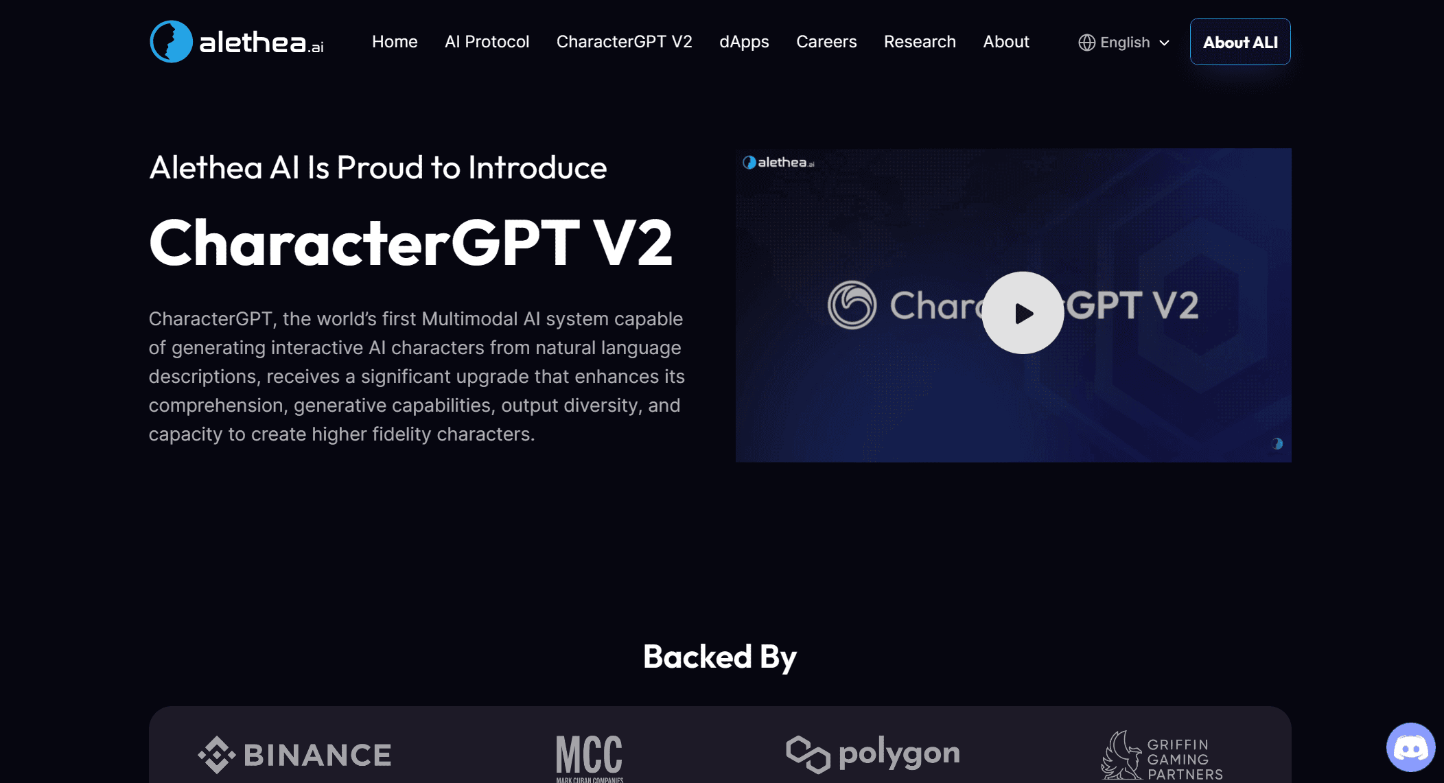 CharacterGPTのスクリーンショット